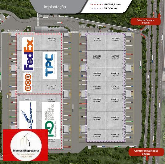 Depósito-Galpão, 1660 m² - Foto 2