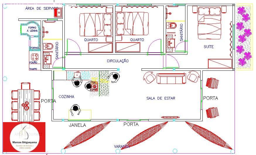 Chácara, 3 quartos, 1100 m² - Foto 7
