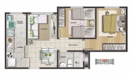 Apartamento, 2 quartos, 58 m² - Foto 10