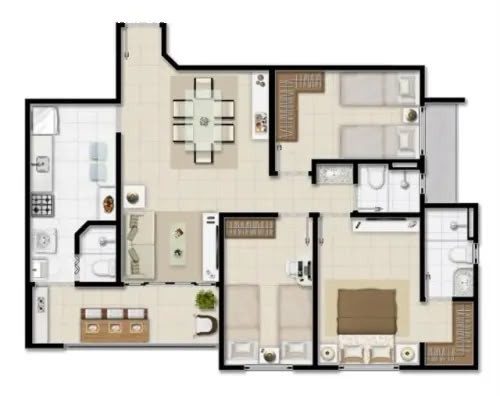 Apartamento, 3 quartos, 76 m² - Foto 8